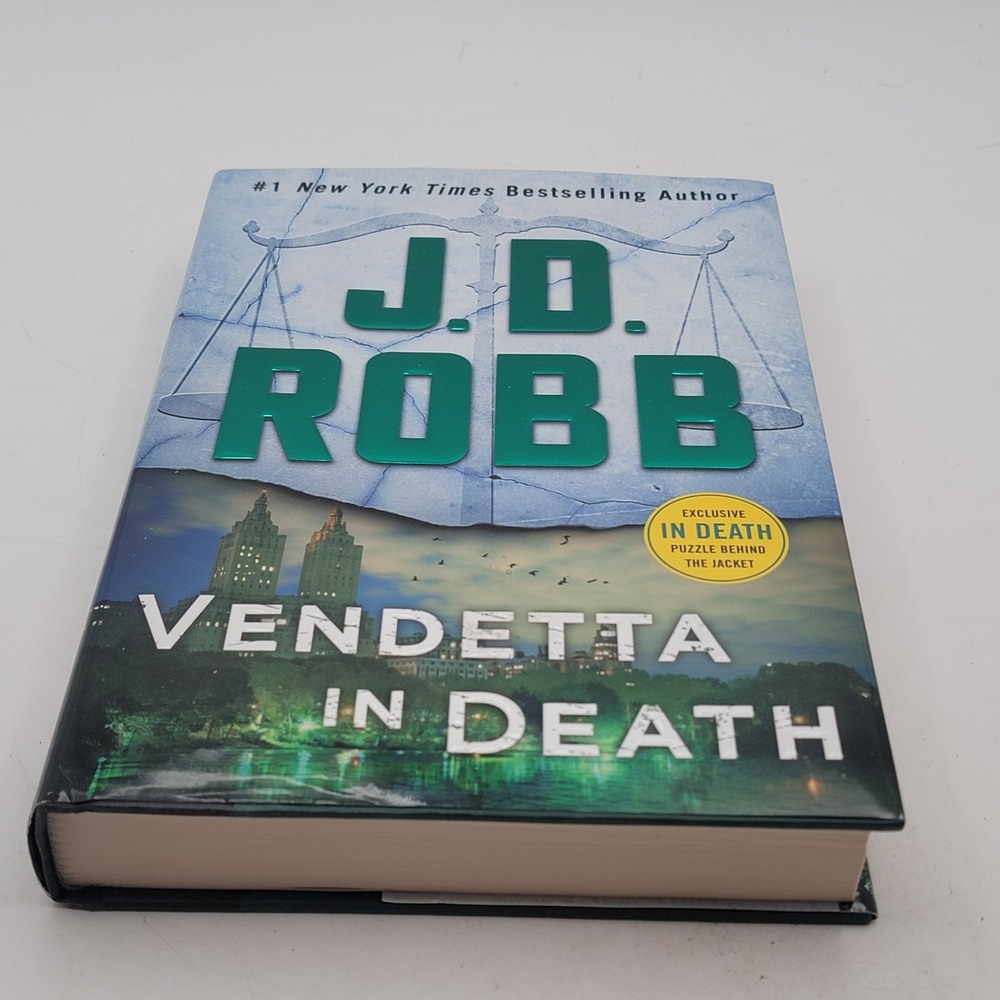 J.D. Robb Vendetta in Death Hardcover First Edition 1st Printing Mystery Exc